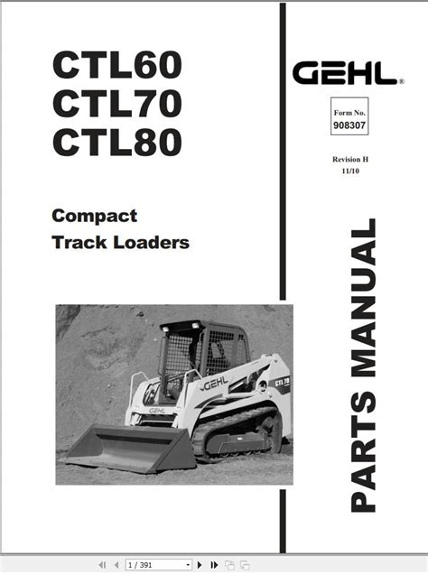 gehl track loader catalog